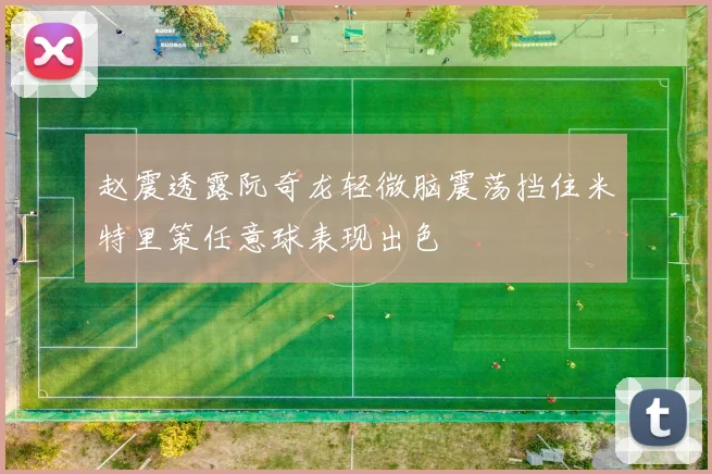 赵震透露阮奇龙轻微脑震荡挡住米特里策任意球表现出色